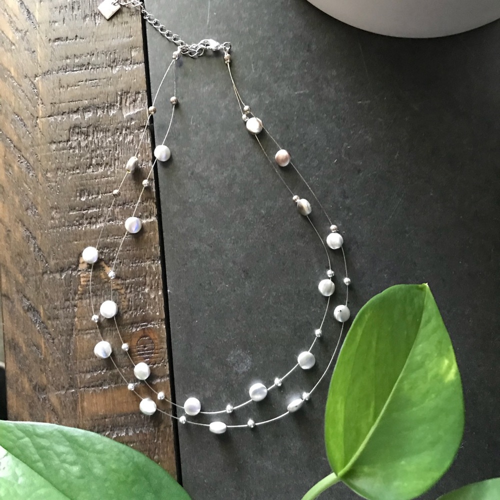 Silver Pebble Necklace